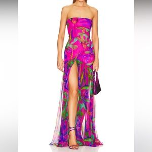 Retrofete Nicole Silk Dress